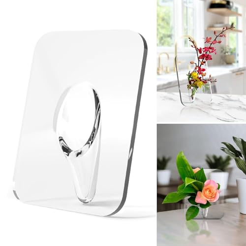 Kunya Frame Flower Vase Home Decoration 7.8X5.9Inch for House Warming Gifts Sturdy Transparent|Home & Garden|Home D - Image 2