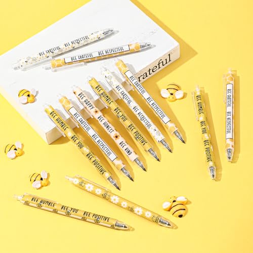 Sinload 60 Pcs Mechanical Pencil Bulk, 0.7 mm Cute Motivational Mechanical Pencil for Writing, Sketching, Drawing, Gifts from Teacher Reward Office Supplies Party(Bee) - Image 4
