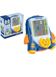 Toy Box Musical Steering Wheel Game, A Car Racing Simulation Game For Children With A Steering Wheel And Sound Effects 
