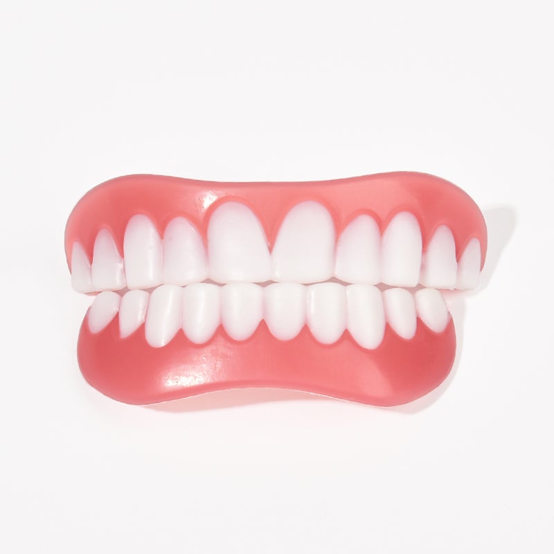 Fake Teeth, 2 PCS Dentures Teeth for Upper and Lower Jaw, Nature and Comfortable, Your Teeth and Regain Confident Smile - Image 5