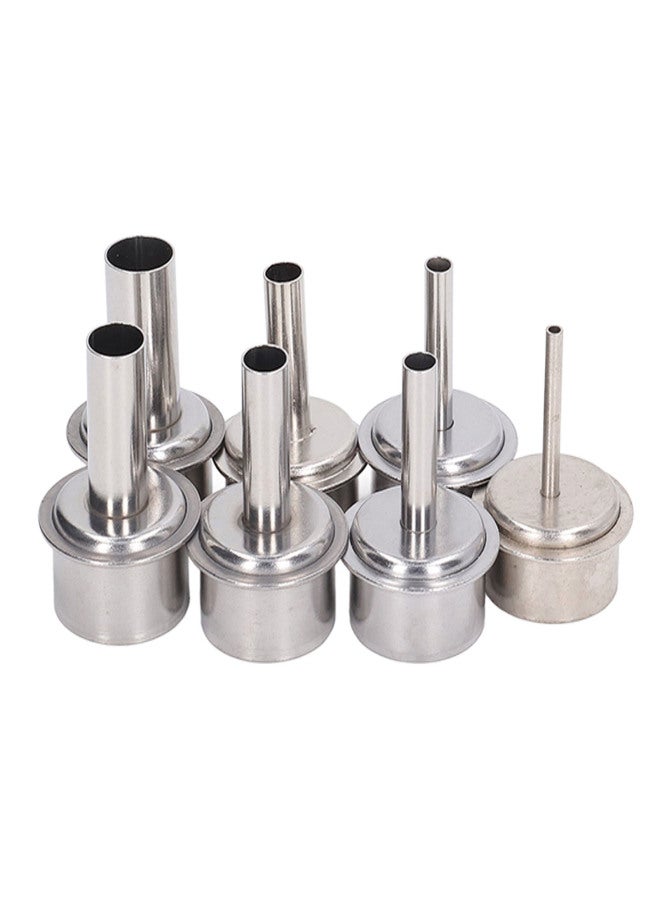 7 Pcs Hot Air Gun Nozzle Straight Heat Gun Tips Stainless Steel Desoldering Station Nozzle for Repair Maintenance - Image 4