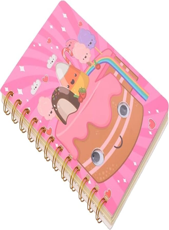 Generic. Enchanting Creativity: Unleash Your Imagination with Our 17x12 cm High-Quality Notebook Featuring Playful Movable Eyes and Adorable Designs! 
