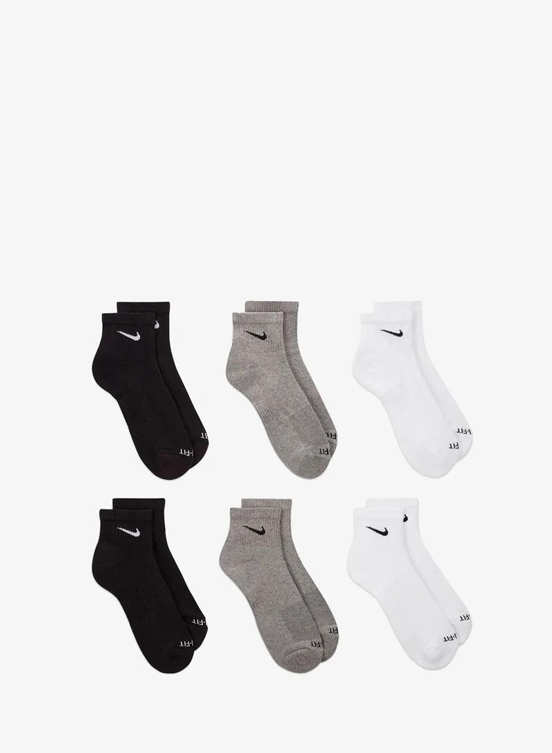 نايكي أزواج جوارب كاحل مبطنة يومية بلس