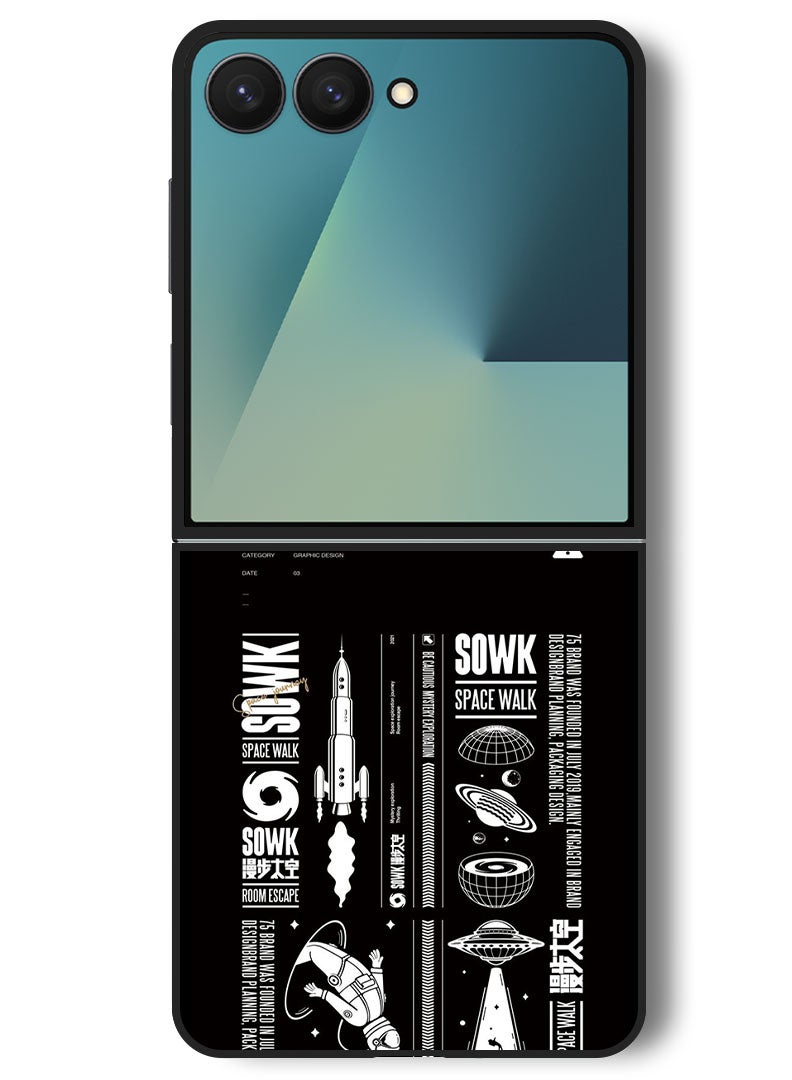 Theodor Case Compatible with Samsung Galaxy Z Flip 7 - 6.9 Inch Protection Shockproof Bumper Cover Sowk - Image 1