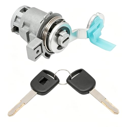 FanPaYY Front Left Door Lock Cylinder with Keys fit for Honda Pilot 35L V6 2003 2004 2005 2006 2007 2008 72185S9VA21 - Image 1
