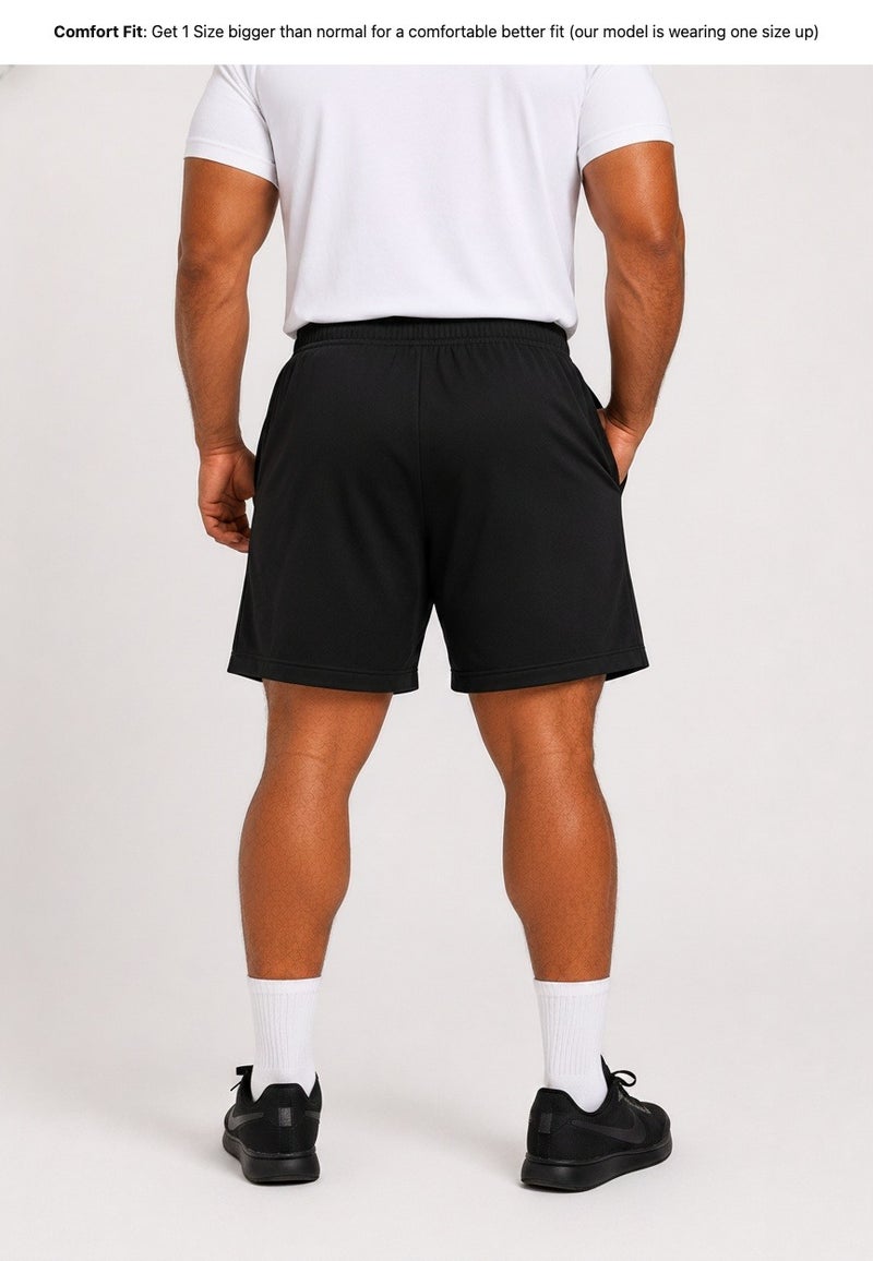 بريما إيس رجالي Shorts عشاق الجيم بريميوم Black - Image 2