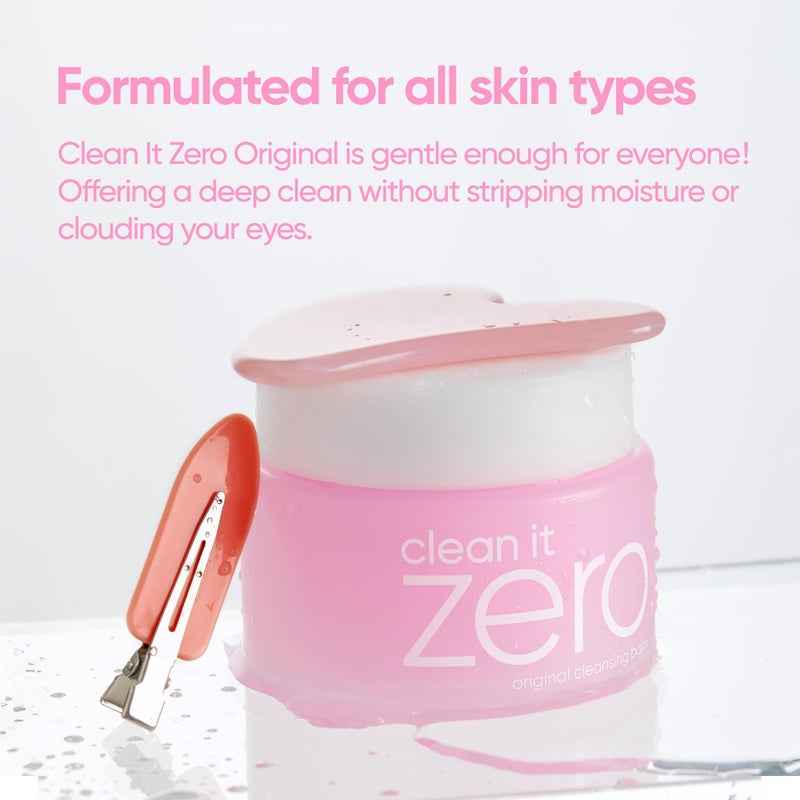 BANILA CO Clean it Zero Original Cleansing Balm Big Size | Korean Makeup Remover, Cleansing Oil, Facial Cleanser for All Skin Types | Vegan | Made with Acerola Berry & Vitamin C (180ml / 6.08 fl.oz) - Image 4