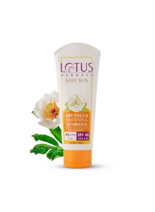 Lotus Safe Sun Dry Touch Whitening Sunscreen Spf 40 Pa+++ Uva Uvb & Ir Protection Skin Brightening Preservatives Free No White Cast Nonoily 50G - pzsku/Z4F6B8F3DFEDE94606DE5Z/45/_/1687592880/f09566a4-5d74-49d0-8cae-62d01eca3667