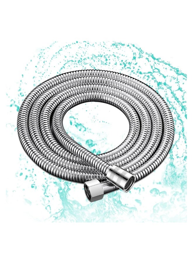Extra Long Shower Hose 360  Degree Anti-twist 304 Stainless Steel Handheld Shower Hose Stainless Steel - Image 1
