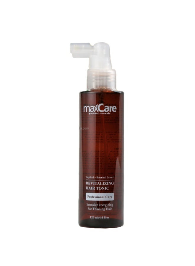 Maxcare Revitalizing Hair Tonic Clear – Anti Hair Fall Scalp Treatment – 120ml - Image 2