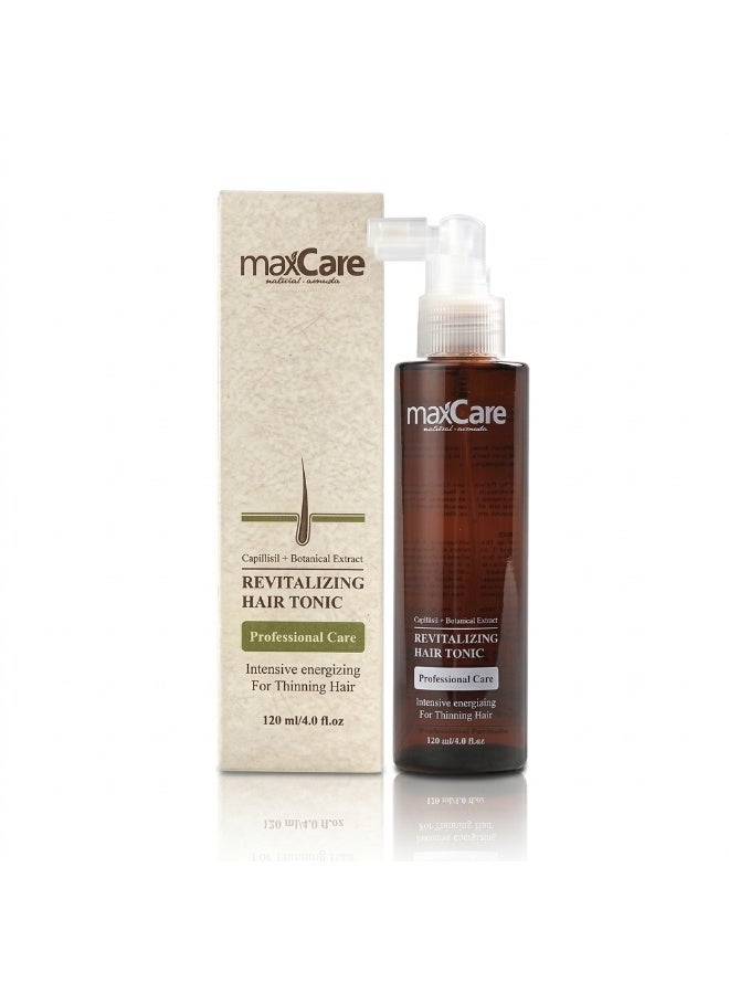 Maxcare Revitalizing Hair Tonic Clear – Anti Hair Fall Scalp Treatment – 120ml - Image 3
