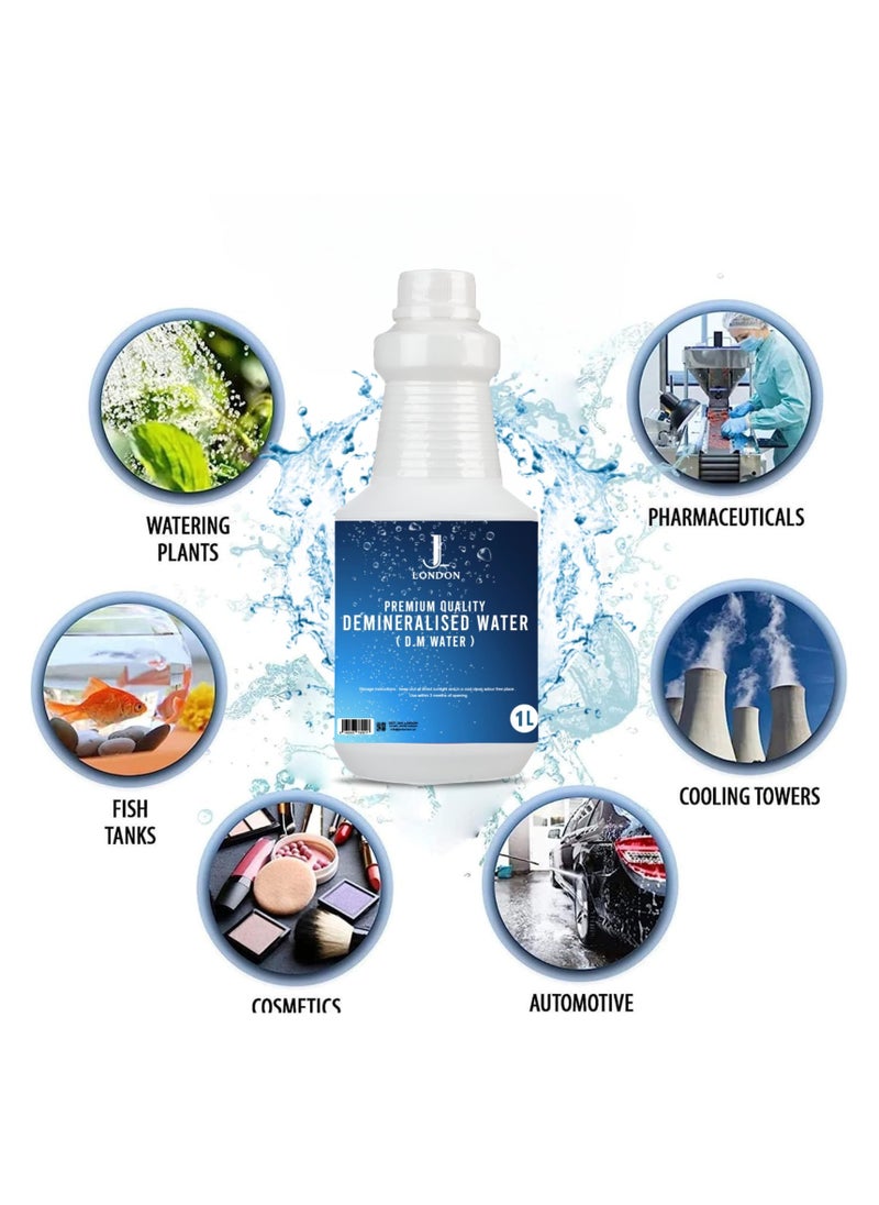 JAN LONDON Jan London Ultra Pure Distilled Water: Premium Quality Base for Toners, Facial Sprays, Serums, Face Masks, Hair Care Products, Makeup Removers, and DIY Cosmetic Recipes 1000ml  - Image 5