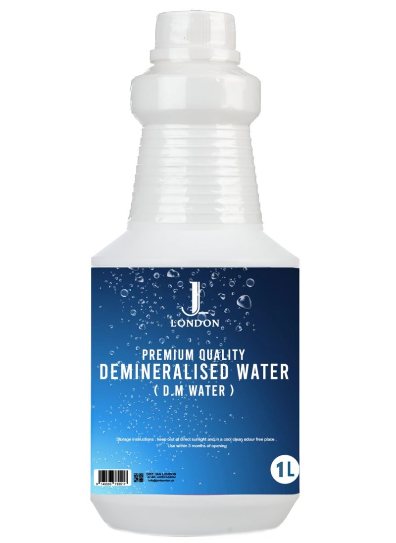 Jan London Ultra Pure Distilled Water: Premium Quality Base for Toners, Facial Sprays, Serums, Face Masks, Hair Care Products, Makeup Removers, and DIY Cosmetic Recipes 1000ml - pzsku/Z4F6BBF8362288C39437CZ/45/_/1718201783/9f03a160-3c4d-4f74-a416-6979f6479144