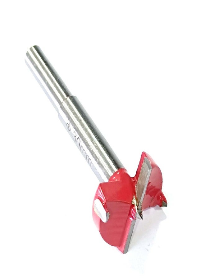 UpToDateTools Forstner Drill Bits 30mm, Tungsten Carbide Wood Hole Saw Auger Opener, Woodworking Hinge Hole Drilling Boring Bit Cutter,Round Hole Drill Bit for Wood - Image 1
