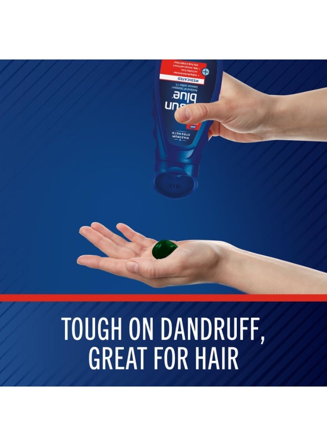 Selsun blue Medicated Antidandruff Shampoo, Maximum Strength Scalp Treatment With Selenium Sulfide, 11 fl. oz. - Image 4