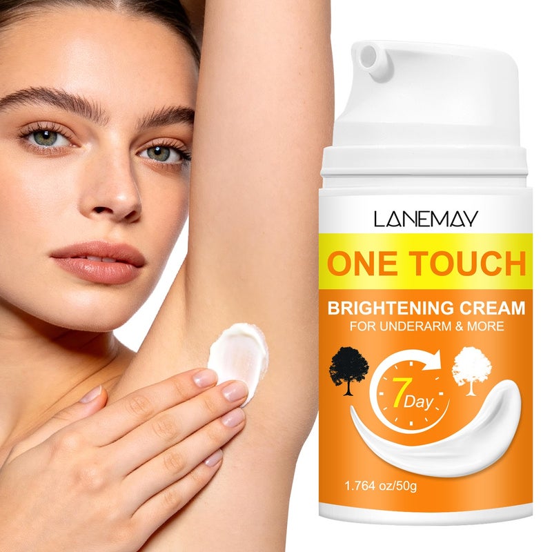 LANEMAY 7-Day One-Click Brightening Cream, 50g - Underarm & Multi-Surface Lightening Treatment - Image 1