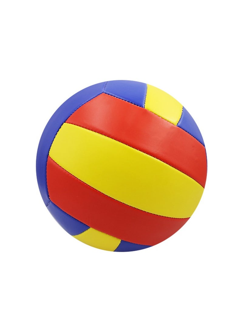 Inflatable soft volleyball, volleyball outdoor adult volleyball anti-explosion machine seam standard size 5, suitable for indoor, competition, training, beach - Image 1