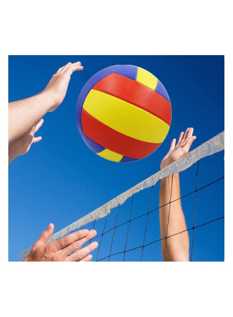 Inflatable soft volleyball, volleyball outdoor adult volleyball anti-explosion machine seam standard size 5, suitable for indoor, competition, training, beach - Image 2