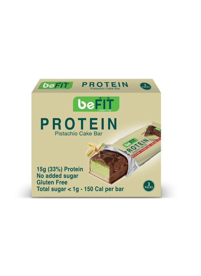 BeFit Protein Pistachio Cake Bar - Image 1