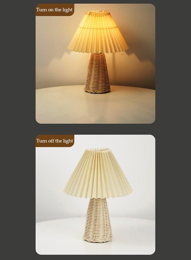 DUNISO مصباح طاولة بجانب السرير، مصباح غرفة نوم قماشي مع USB، مصباح مكتب LED متعدد الوظائف، مصباح قراءة، ثلاث ألوان قابلة للتعديل على عدة مستويات، مناسب لغرفة المعيشة، الدراسة، غرفة النوم والمكتب - Image 2