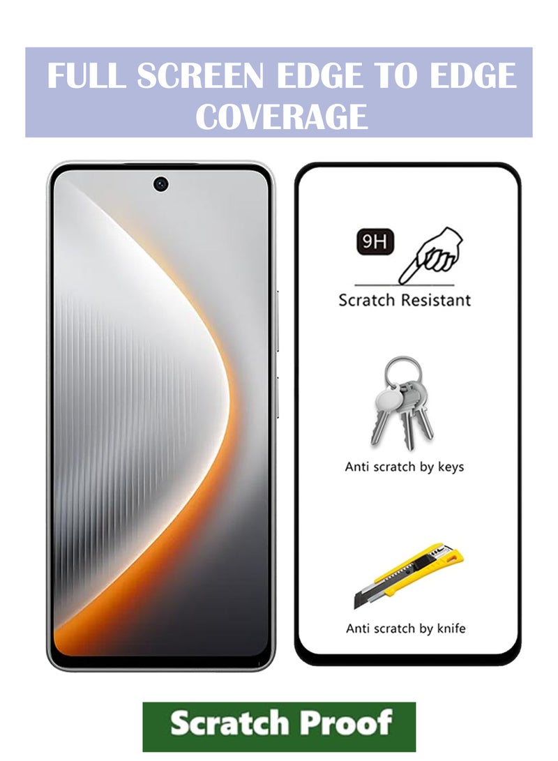 لـ Tecno Pova 7 - عبوة من زجاج الحماية المقسى 2 - لمسة حساسة، شفافية أعلى، سهل التركيب، واقي شاشة مقاوم للخدوش وخالي من الفقاعات - Image 2