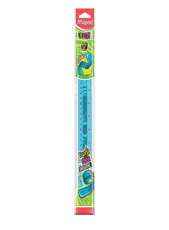 Maped Twist'N Flex Ruler 12 Inch / 30cm, Assorted Colors (279010) - Image 1