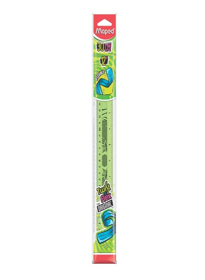 Maped Twist'N Flex Ruler 12 Inch / 30cm, Assorted Colors (279010) - Image 2