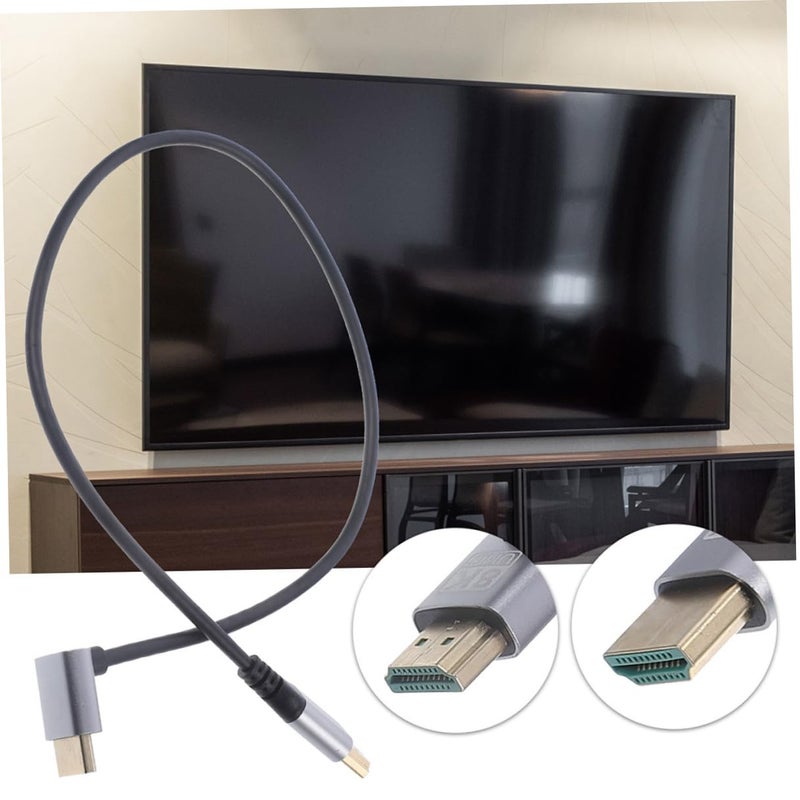 8k Video Cable Male to Male 1m Upward Angle High-Definition Connector for Computer Laptop Projector Tv Accessories - Image 4