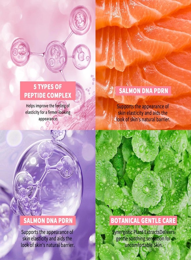 URQT Salmon DNA PDRN + Pink Peptide Serum for Face, Anti-Aging Repair, Skin Elasticity Boost, Radiant Complexion, Hydrating, Niacinamide with Multi-Peptide Complex (#1 Salmon DNA PDRN - Image 3