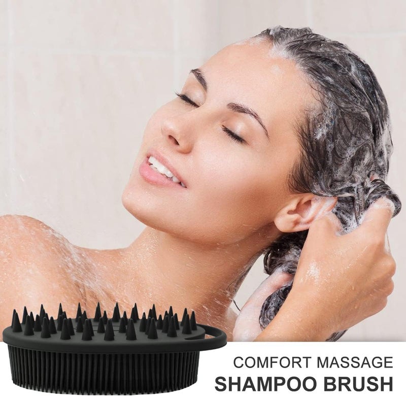 Multifunctional silicone massage brush (body exfoliation and scalp care integrated, including shampoo function, suitable for men, women and pets) - Image 3