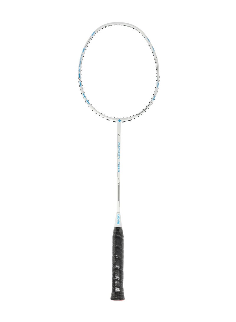 LING-MEI Rapidity Tiger R680 WHITE Strung Badminton Racquet - Image 1