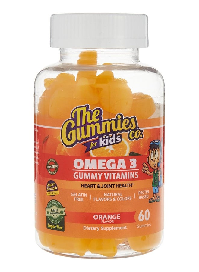 The Gummies Co Omega 3 Gummy Vitamins Orange Flavor  - Image 1