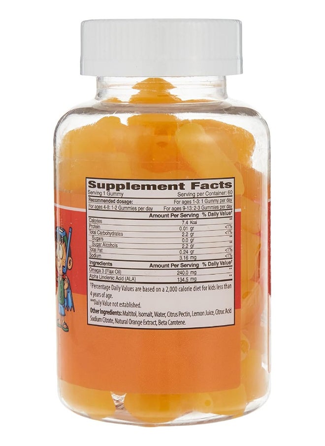 The Gummies Co Omega 3 Gummy Vitamins Orange Flavor  - Image 2