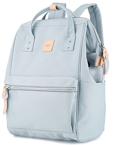 Himawari Laptop Backpack for Women & Men - Travel & Business Backpack With USB Charging Port, Water Resistant, College & Doctor Bag (Light Blue, Regular) - Image 2