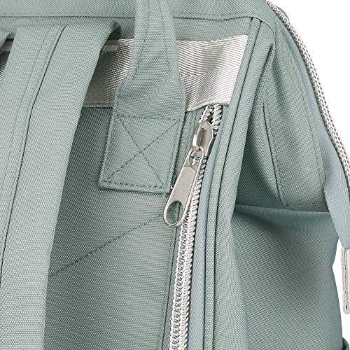 Himawari Laptop Backpack for Women & Men - Travel & Business Backpack With USB Charging Port, Water Resistant, College & Doctor Bag (Light Blue, Regular) - Image 5