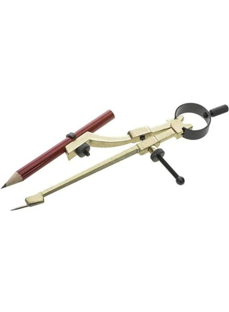 General Tools 842 Precision Pencil Compass, includes pencil , Yellow, 1 Count (Pack of 1) - Image 2