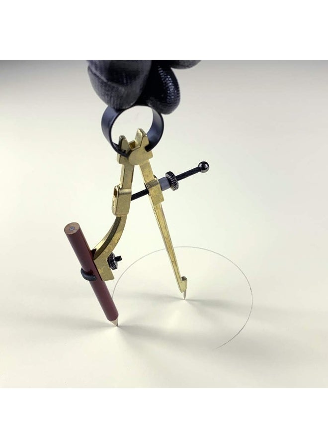 General Tools 842 Precision Pencil Compass, includes pencil , Yellow, 1 Count (Pack of 1) - Image 4