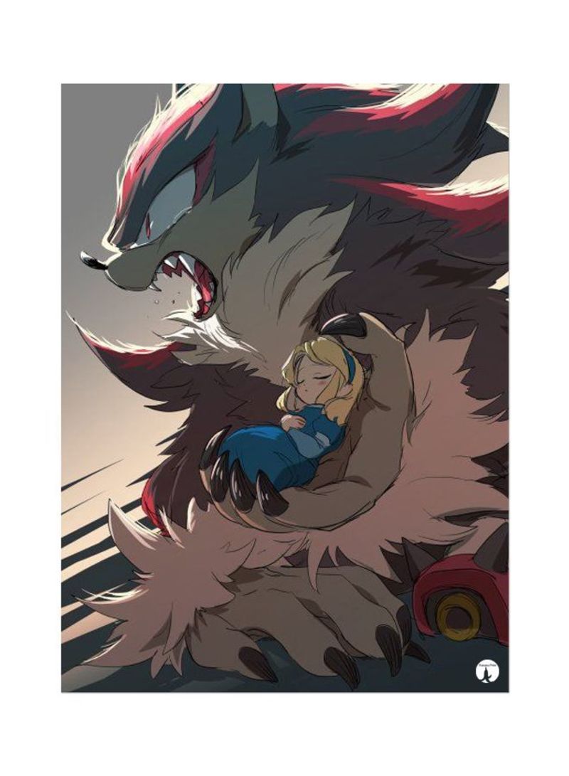 RKN Sonic Printed Mousepad Brown/Beige/Yellow