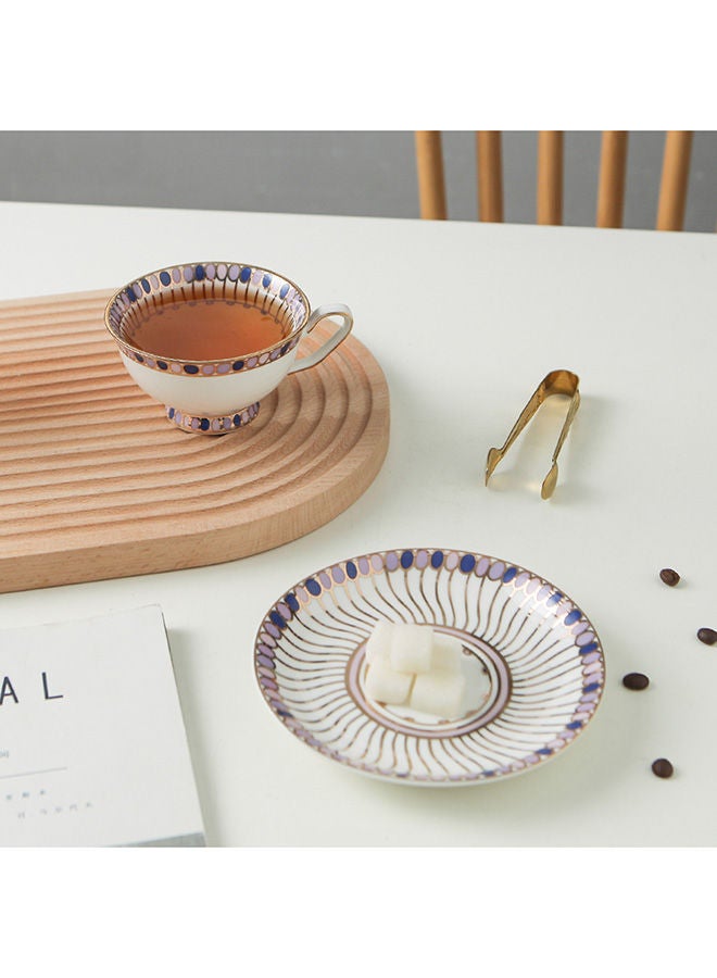 NIBEMINENT Coffee Cup And Saucer Multicolour 220ml - Image 3