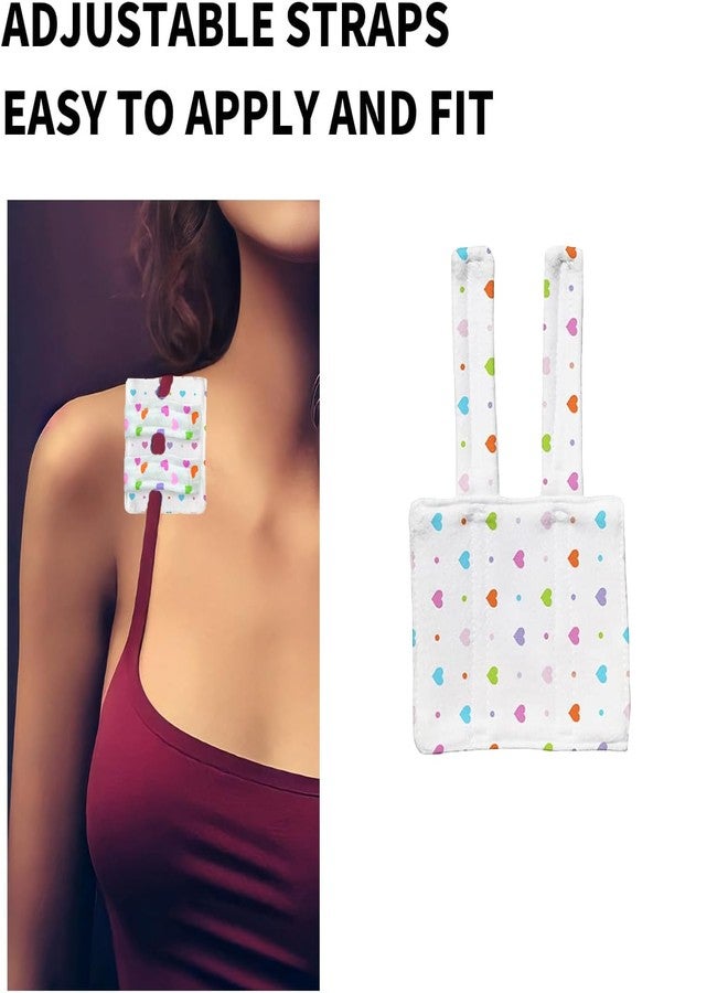 CHYDST 2PCS Bra Strap Pad Protector for Chest Port, Port Pillows for Chemo Patients, Pacemaker Pillow for Bra Post-Surgery, Chemo Port Pillow for Bra Strap, Recovery Cushion for Chest Heart Support (Love) - Image 3