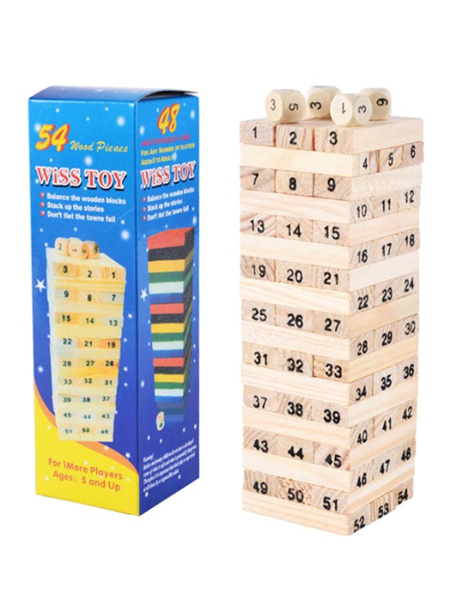 54-Piece Music Pumping Building Blocks 