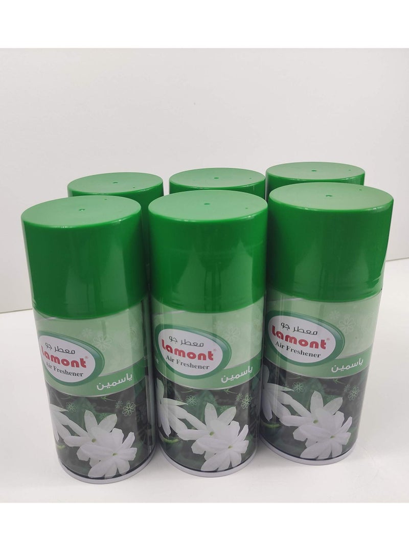 لامونت معطر بخاخ لامونت 6 قطع (ياسمين, 300 مل)