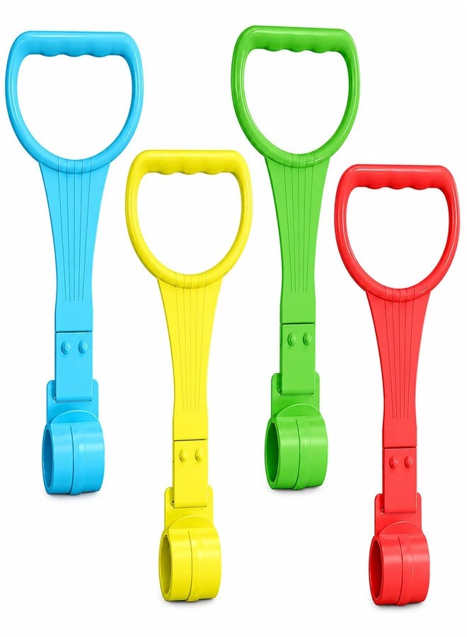 HEAVY DRIVER Baby Pull Up Rings for Crib (4 Pcs) | Standing Support Training Rings for Infants 6-18 Months | Anti-Slip Grip Crib Gym Handles for Motor Skill Development & Walking Practice - Image 1