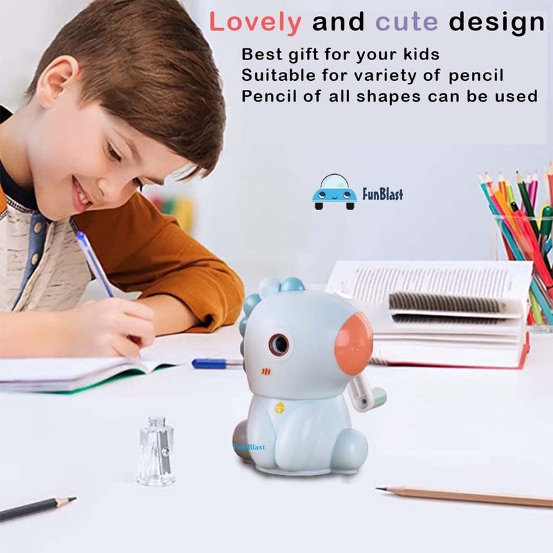 FunBlast FunBlast Sharpener for Kids - Dragon Pencil Sharpener, Table Sharpener Machine, Birthday Return Gift, Sharpeners for School Supply and Office (Blue Color) - Image 4