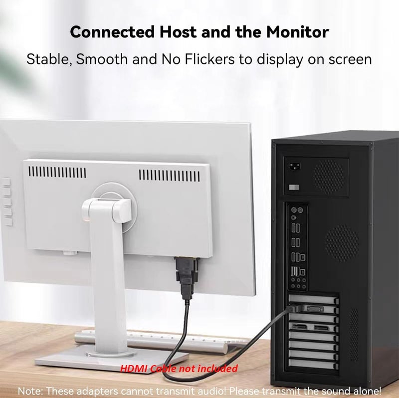 ETZIN DVI to HDMI Adapter Bi-Directional DVI Male to HDMI Female Converter HDTV (24+1) Support 1080P, 3D for PS3,PS4,TV Box,Blu-ray,Projector,etc. - Image 5