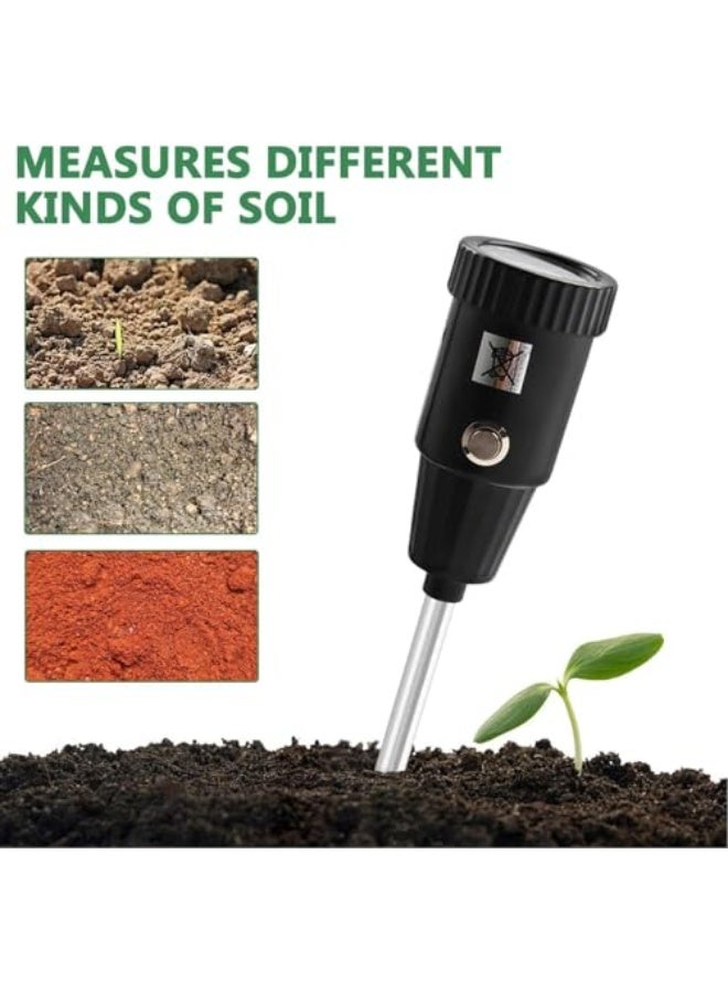 Generic 2 in 1 Soil PH Meter Soil Moisture Sensor Meter Soil PH Tester Soil Test Kit Gardening Tool for Indoor Outdoor Plant Garden Lawn Farm Waterproof Metal Electrode 295mm Long  - Image 4