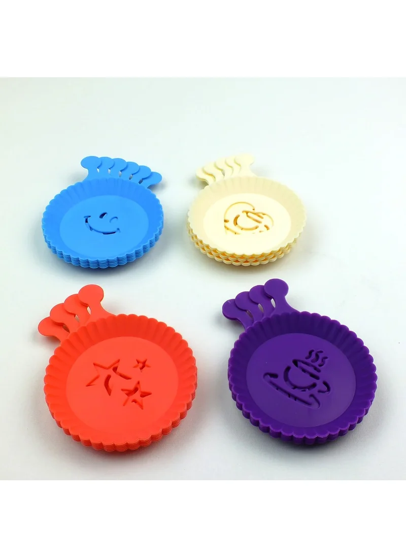 ANKA Phoenix Colored Coffee Decoration Templates (4 Pieces)