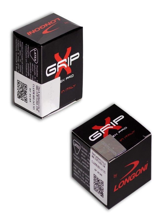 Longoni X Grip Latex Pro Billiard Pool Carom Cue Handgrip Wrap (Black) - Image 4