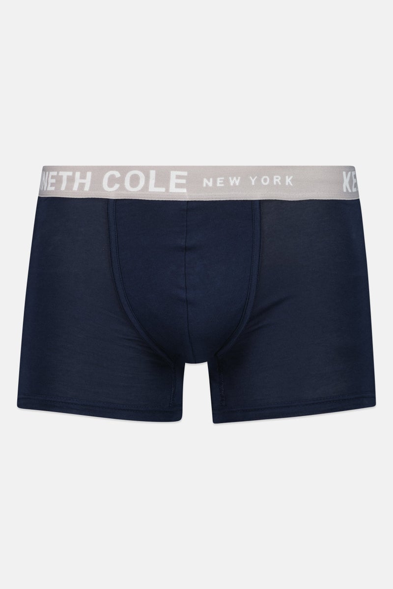 Kenneth Cole Men 2 Pack Brand Logo Trunks, Multicolor - Image 4