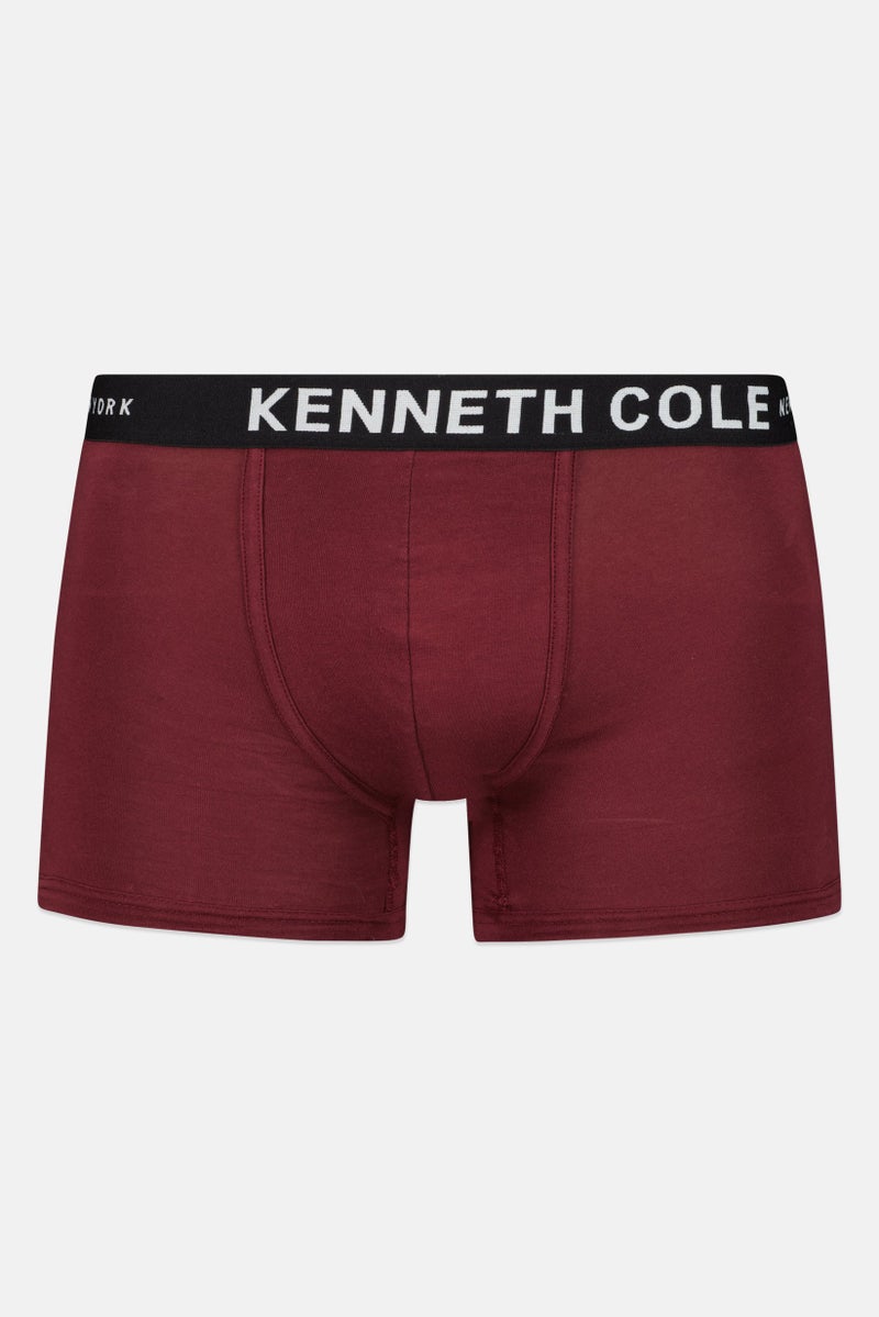 Kenneth Cole Men 2 Pack Brand Logo Trunks, Multicolor - Image 5